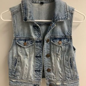 American Eagle Denim Vest